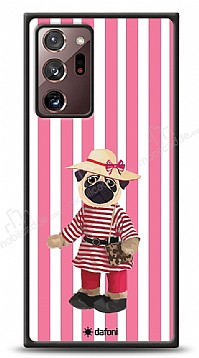 Dafoni Art Samsung Galaxy Note 20 Ultra Pink Pug Klf