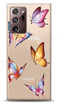 Samsung Galaxy Note 20 Ultra Summer Butterfly Resimli Klf
