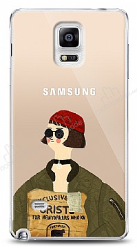 Samsung Galaxy Note 4 Leon Mathilda Resimli Klf
