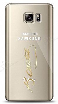 Samsung Galaxy Note 5 Gold Atatrk mza Klf