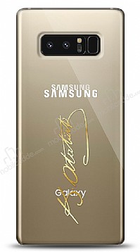 Samsung Galaxy Note 8 Gold Atatrk mza Klf