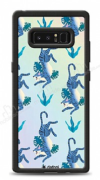 Dafoni Hologram Samsung Galaxy Note 8 Mavi Kaplan Klf