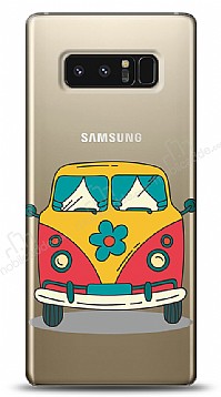 Samsung Galaxy Note 8 Retro Minibus Resimli Klf