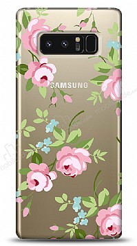 Samsung Galaxy Note 8 Roses Resimli Klf