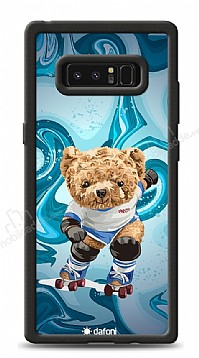 Dafoni Art Samsung Galaxy Note 8 Skating Teddy Bear Klf