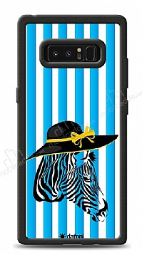 Dafoni Art Samsung Galaxy Note 8 Zebra Siluet Klf