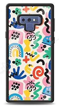 Dafoni Glossy Samsung Galaxy Note 9 Colorful Pattern Klf