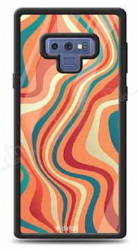 Dafoni Glossy Samsung Galaxy Note 9 Colorful Waves Klf