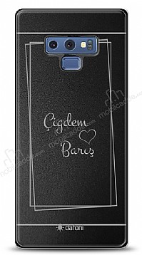 Dafoni Metal Samsung Galaxy Note 9 Frame ift simli Kiiye zel Klf