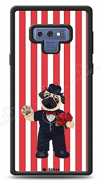 Dafoni Art Samsung Galaxy Note 9 Gentleman Pug Klf