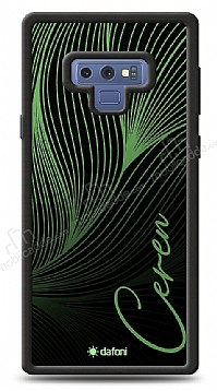 Dafoni Neon Samsung Galaxy Note 9 Kiiye zel simli Linear Klf