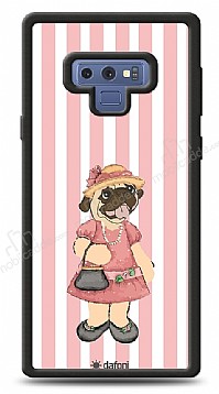 Dafoni Art Samsung Galaxy Note 9 Pug Girl Klf