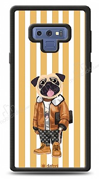 Dafoni Art Samsung Galaxy Note 9 Pug Style Klf