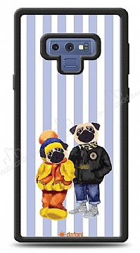 Dafoni Art Samsung Galaxy Note 9 Winter Pugs Klf