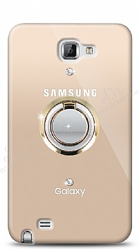 Samsung Galaxy Note Gold Tutuculu Tal effaf Klf