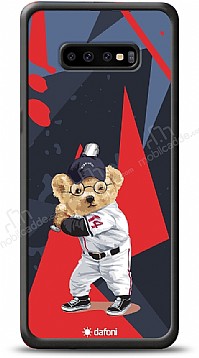 Dafoni Art Samsung Galaxy S10 Baseball Bear Klf