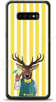Dafoni Art Samsung Galaxy S10 Coctail Deer Klf