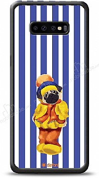 Dafoni Art Samsung Galaxy S10 Cold Day Pug Klf