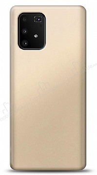 Samsung Galaxy S10 Lite Gold Mat Silikon Klf