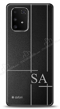 Dafoni Metal Samsung Galaxy S10 Lite Linear ift Harf Kiiye zel Klf