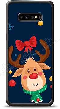 Dafoni Art Samsung Galaxy S10 Plus Christmas Deer Klf