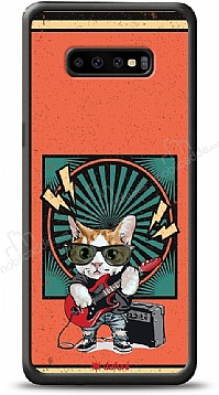 Dafoni Art Samsung Galaxy S10 Plus Guitarist Cat Klf