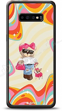 Dafoni Art Samsung Galaxy S10 Plus Pinky Bear Klf