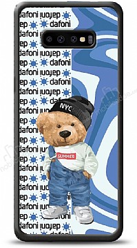 Dafoni Art Samsung Galaxy S10 Plus Summer Bear Klf