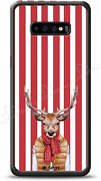 Dafoni Art Samsung Galaxy S10 Scarfed Deer Klf