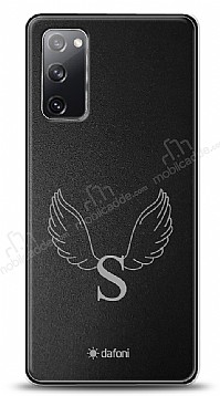 Dafoni Metal Samsung Galaxy S20 FE Angel Wing Tek Harf Kiiye zel Klf
