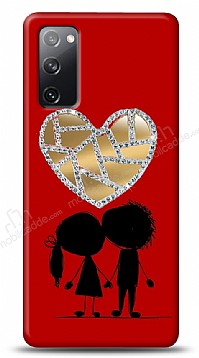 Samsung Galaxy S20 FE Couple Love Tal Aynal Resimli Klf