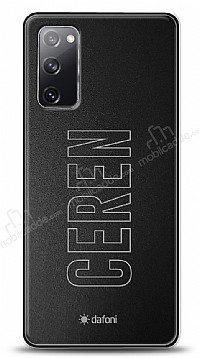 Dafoni Metal Samsung Galaxy S20 FE Tek simli Kiiye zel Klf