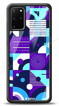 Dafoni Glossy Samsung Galaxy S20 Plus Purple Geometric Pattern Klf