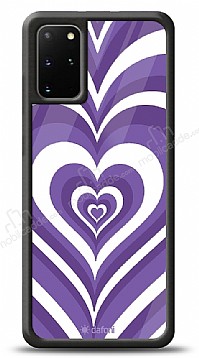 Dafoni Glossy Samsung Galaxy S20 Plus Purple Hearts Klf
