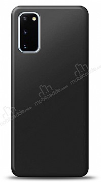 Samsung Galaxy S20 Siyah Mat Silikon Klf