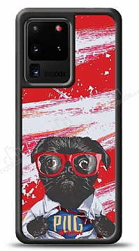 Dafoni Art Samsung Galaxy S20 Ultra Black Pug Klf