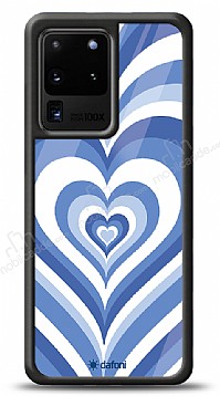 Dafoni Glossy Samsung Galaxy S20 Ultra Blue Hearts Klf