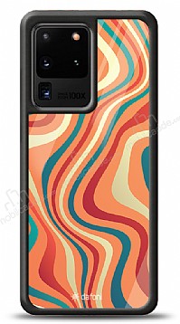 Dafoni Glossy Samsung Galaxy S20 Ultra Colorful Waves Klf