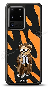 Dafoni Art Samsung Galaxy S20 Ultra Detective Teddy Bear Klf
