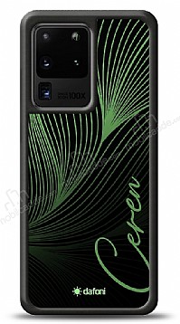 Dafoni Neon Samsung Galaxy S20 Ultra Kiiye zel simli Linear Klf