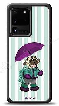 Dafoni Art Samsung Galaxy S20 Ultra Pug in the Rain Klf