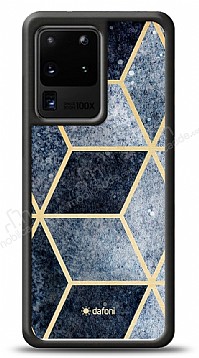 Dafoni Glossy Samsung Galaxy S20 Ultra Simli Mavi Prizma Klf