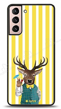 Dafoni Art Samsung Galaxy S21 Coctail Deer Klf