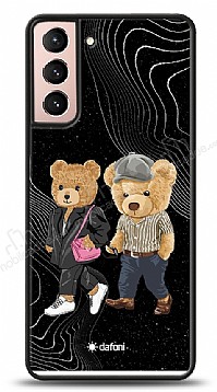 Dafoni Art Samsung Galaxy S21 Compatible Couple Teddy Klf