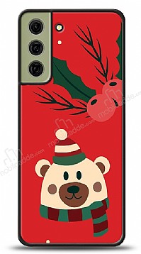 Dafoni Art Samsung Galaxy S21 FE 5G Christmas Bear Klf