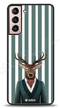 Dafoni Art Samsung Galaxy S21 Green Deer Klf