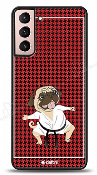Dafoni Art Samsung Galaxy S21 Karate Fighter Pug Klf