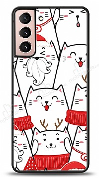 Dafoni Art Samsung Galaxy S21 New Year Cats Klf