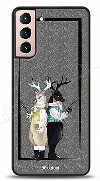 Dafoni Art Samsung Galaxy S21 Spy Deers Klf
