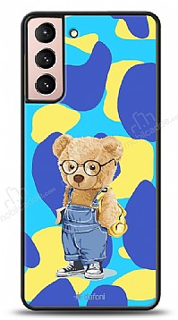 Dafoni Art Samsung Galaxy S21 Student Teddy Bear Klf